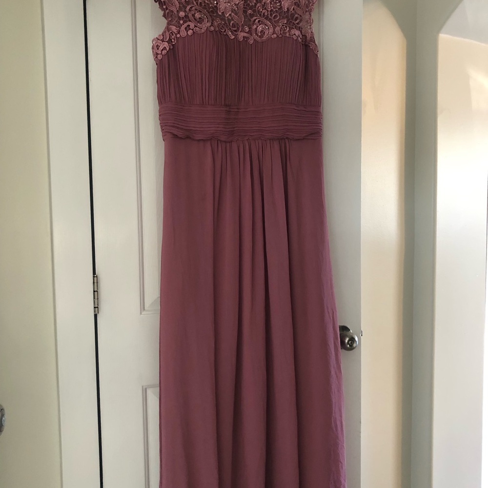 Ever Pretty Mauve Lace Prom Dress